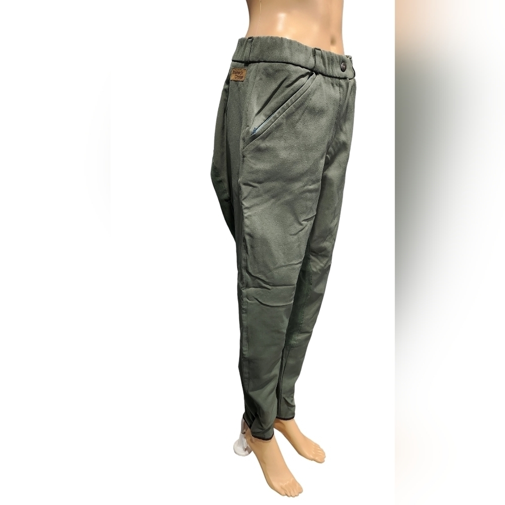 Trainer's Choice "Rachel" womens Equestrian Full Leather Seat Breeches Sz 32R - Picture 4 of 10